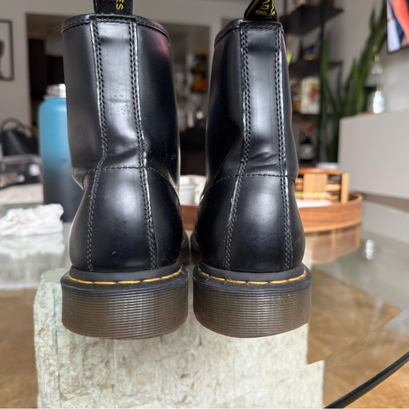 1460 Smooth Leather Lace Up Boots Black Sz 10 main image 7